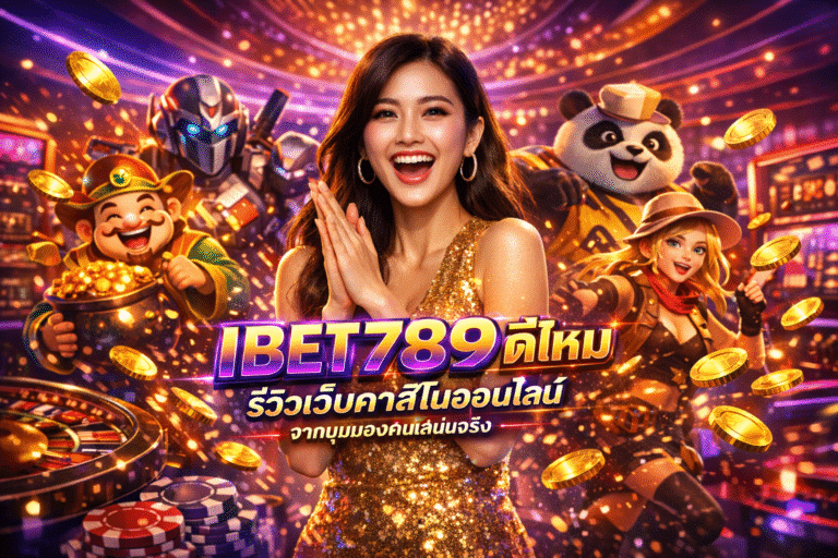 IBET789 ดีไหม รีวิวเว็บคาสิโนออนไลน์ จากมุมมองคนเล่นจริง
