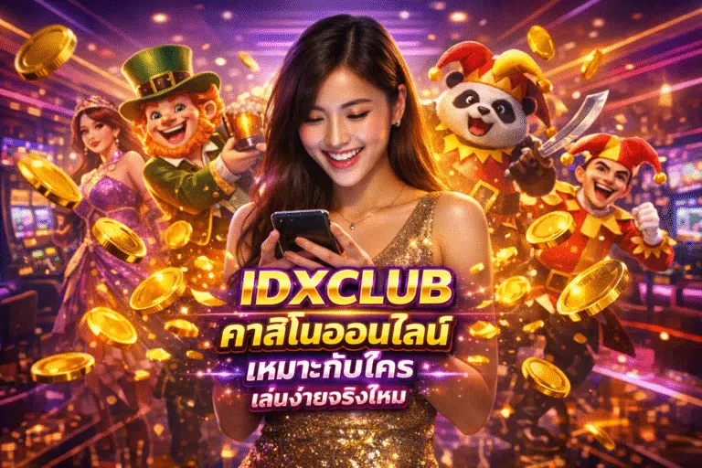 IDXCLUB คาสิโนออนไลน์ เหมาะกับใคร เล่นง่ายจริงไหม