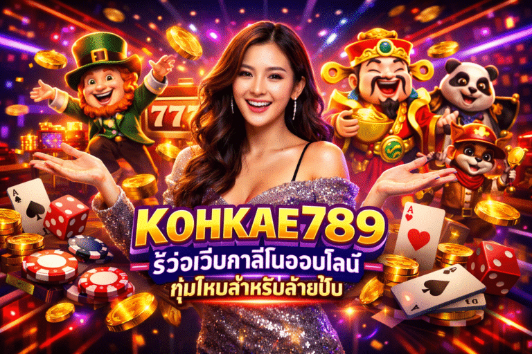 KOHKAE789 รีวิวเว็บคาสิโนออนไลน์ คุ้มไหมสำหรับสายปั่น